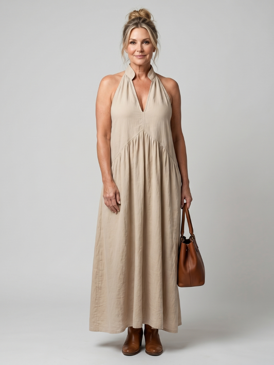 Relaxed Fit Casual Summer Midi Dress