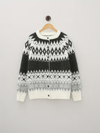Zigmotte Fair Isle Cardigan – Fair Isle Cardigan Womens Ladies Knit Sweater Button Front Casual