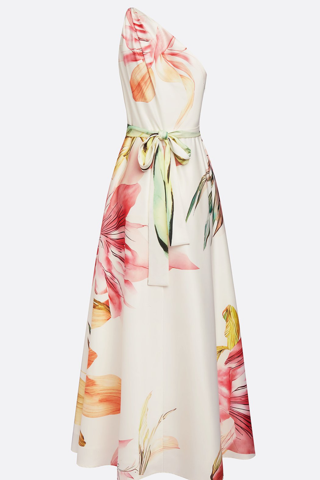 Petalia Halter Neck Floral Maxi Dress – Women Formal Wedding Guest Evening Summer Party Maxi Dress