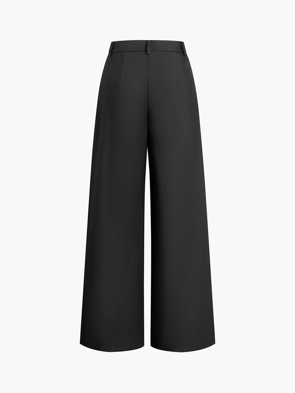 Plefron High-Waist Wide-Leg Trousers – Women Tailored Office Smart Casual Pleated Wide-Leg Trousers