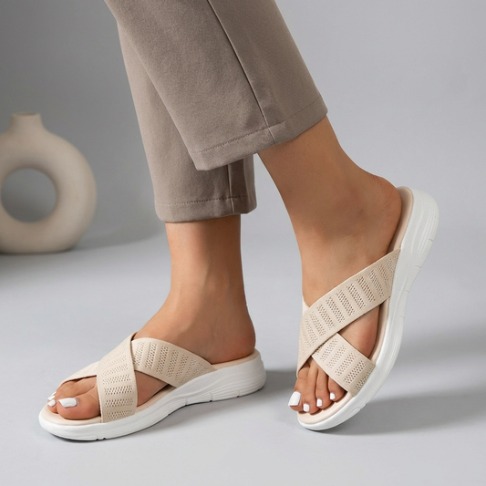 Orthopedic Sandals Women – Adjustable Strap Criss-Cross