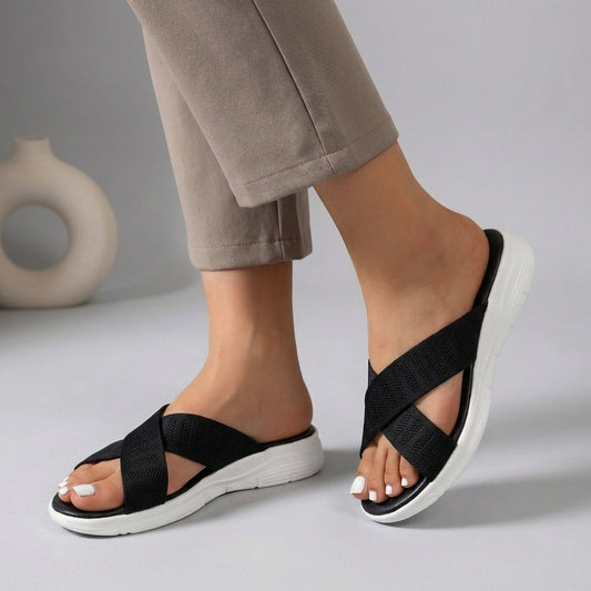 Orthopedic Sandals Women – Adjustable Strap Criss-Cross