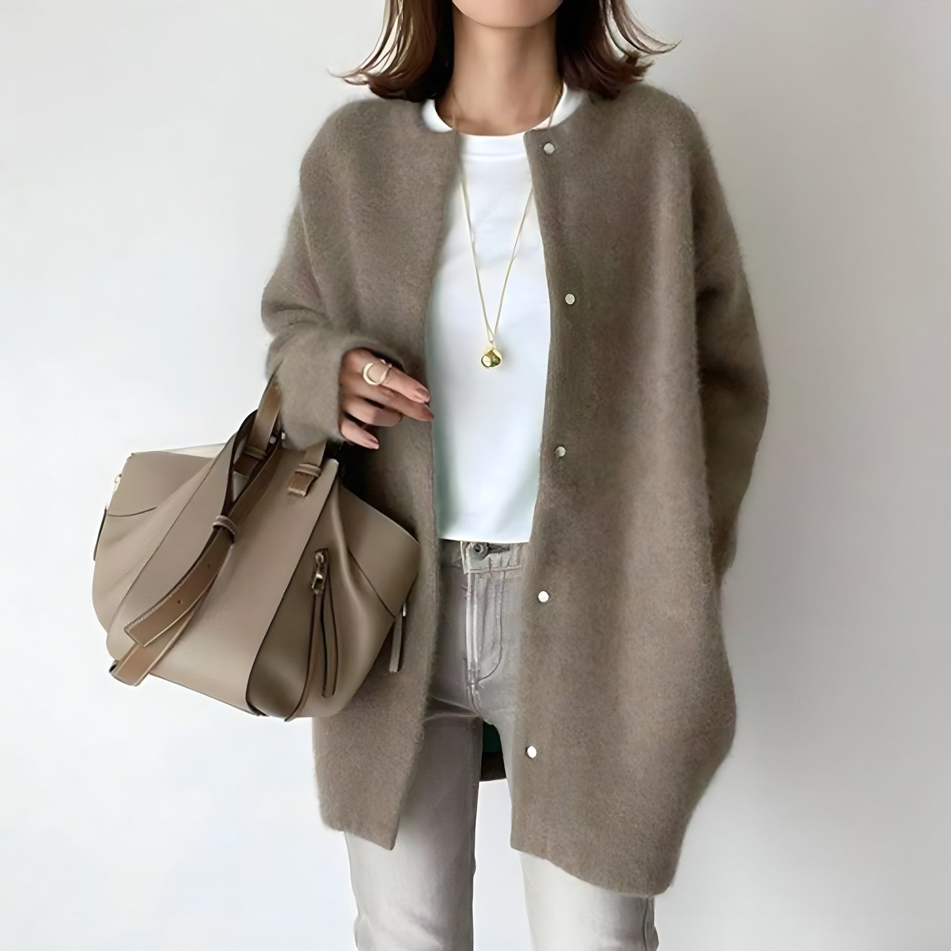 Dames Vest met Knoopsluiting aan de Voorkant