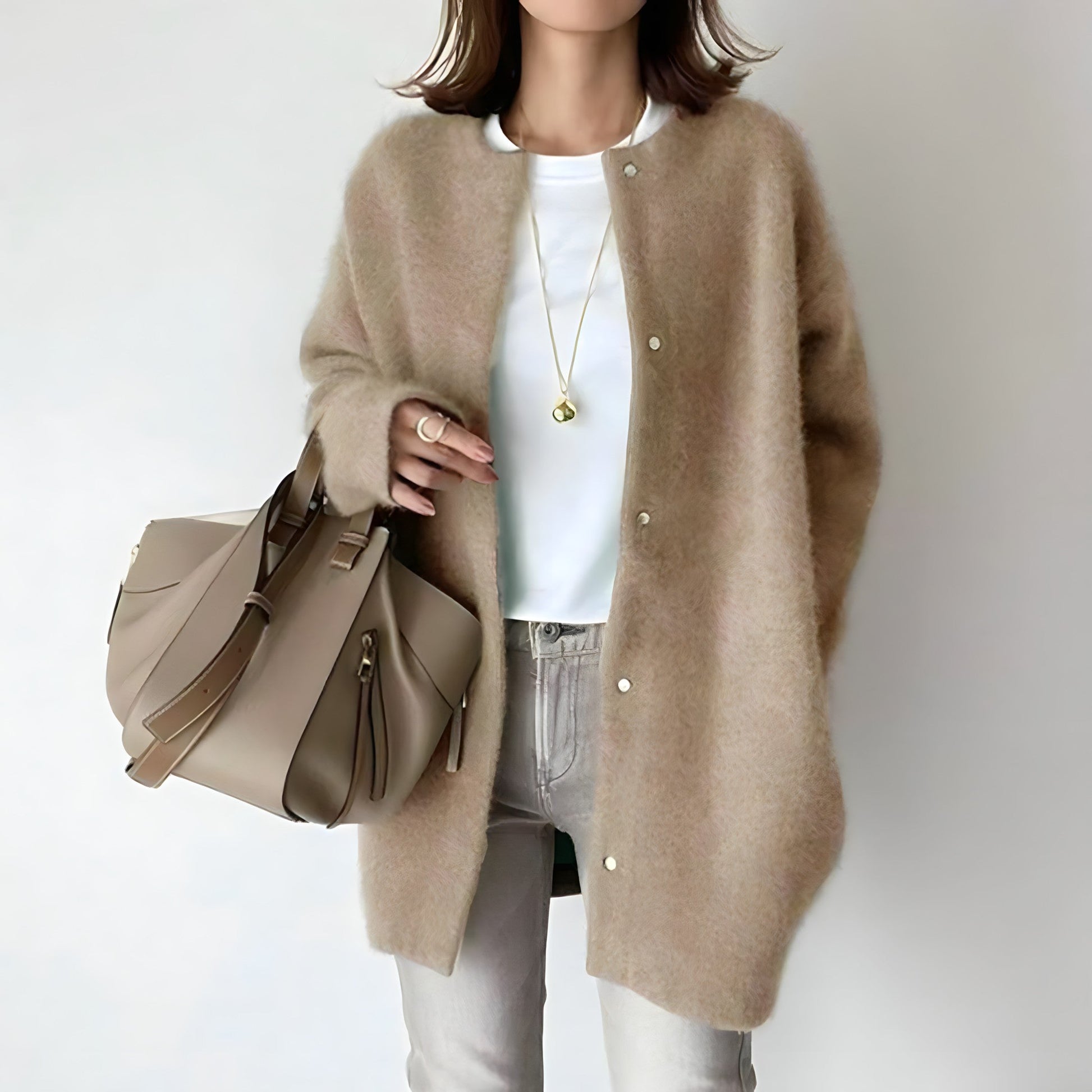 Dames Vest met Knoopsluiting aan de Voorkant
