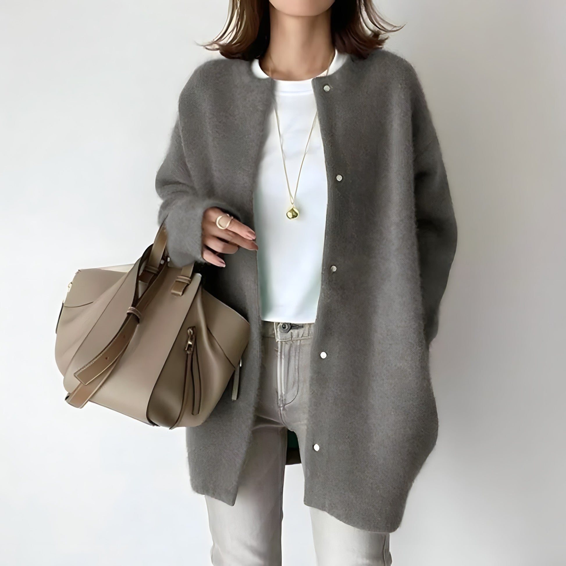 Dames Vest met Knoopsluiting aan de Voorkant