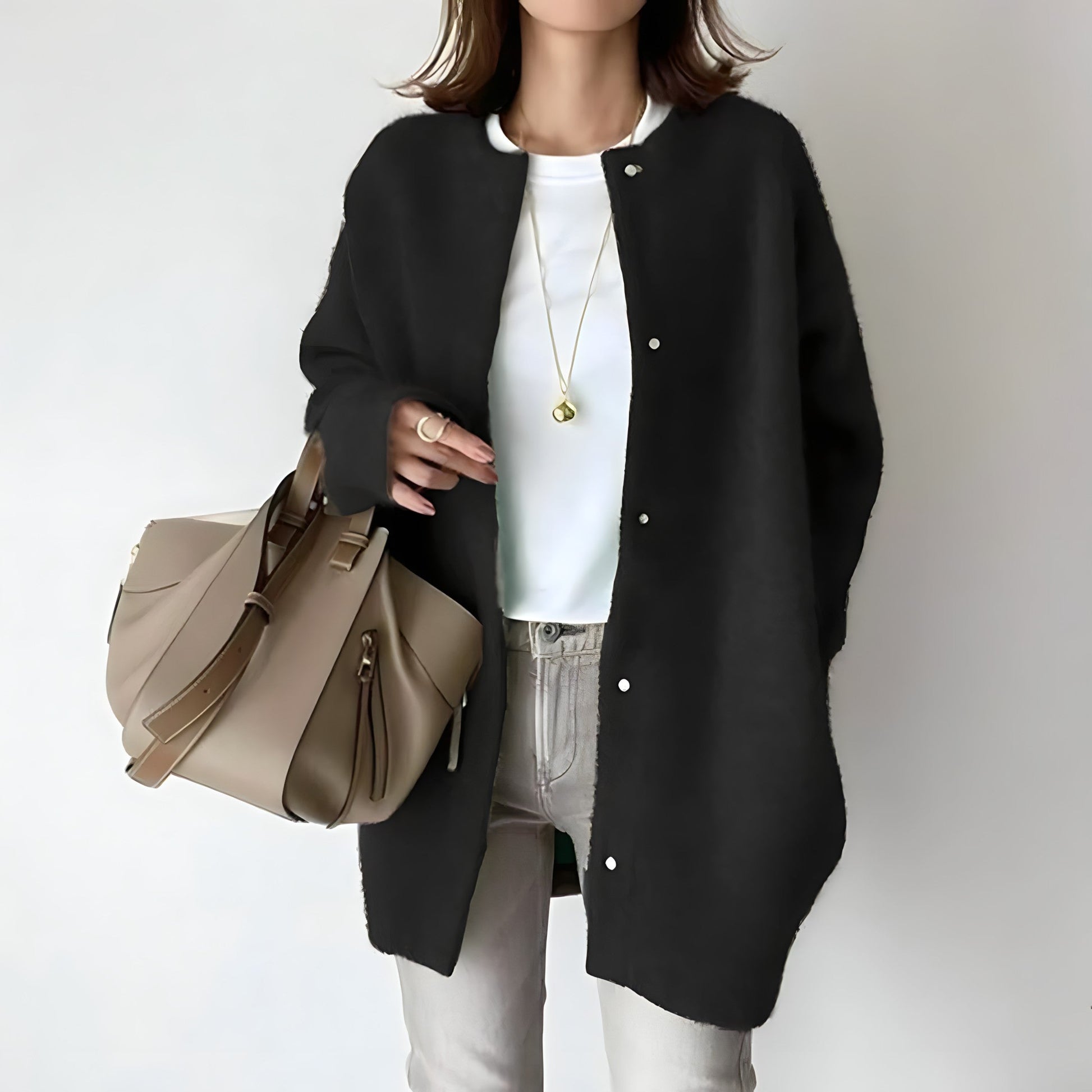 Dames Vest met Knoopsluiting aan de Voorkant