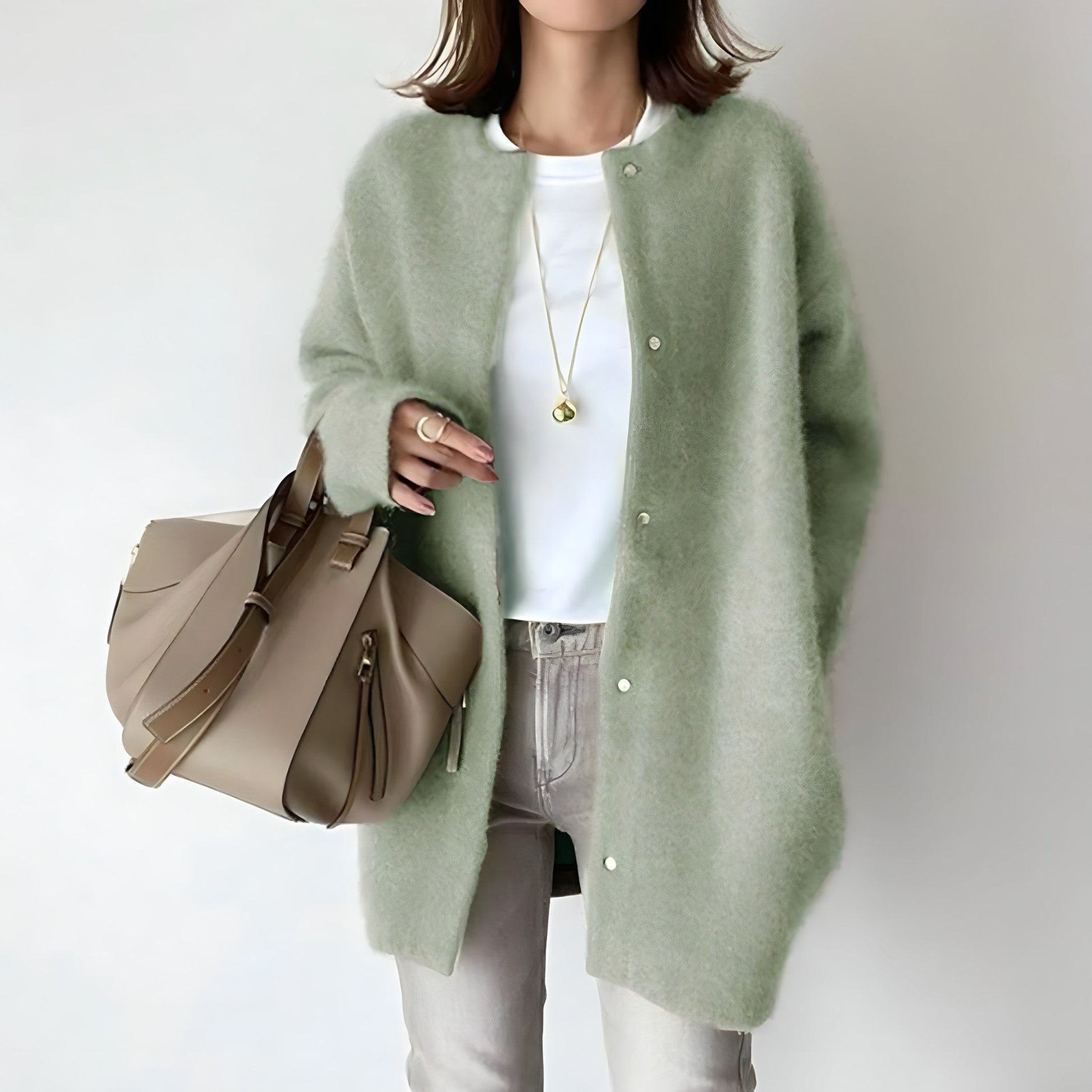 Dames Vest met Knoopsluiting aan de Voorkant