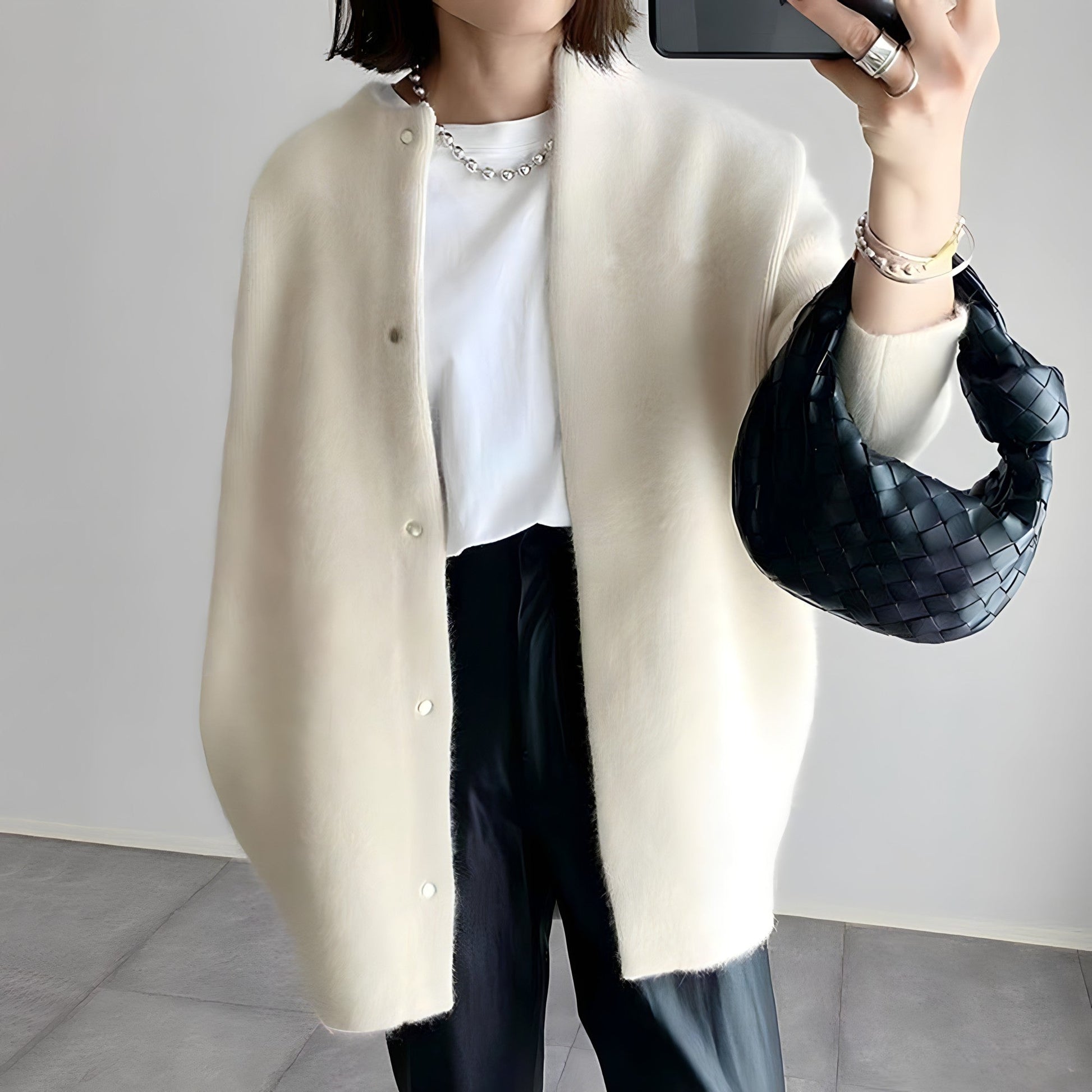Dames Vest met Knoopsluiting aan de Voorkant