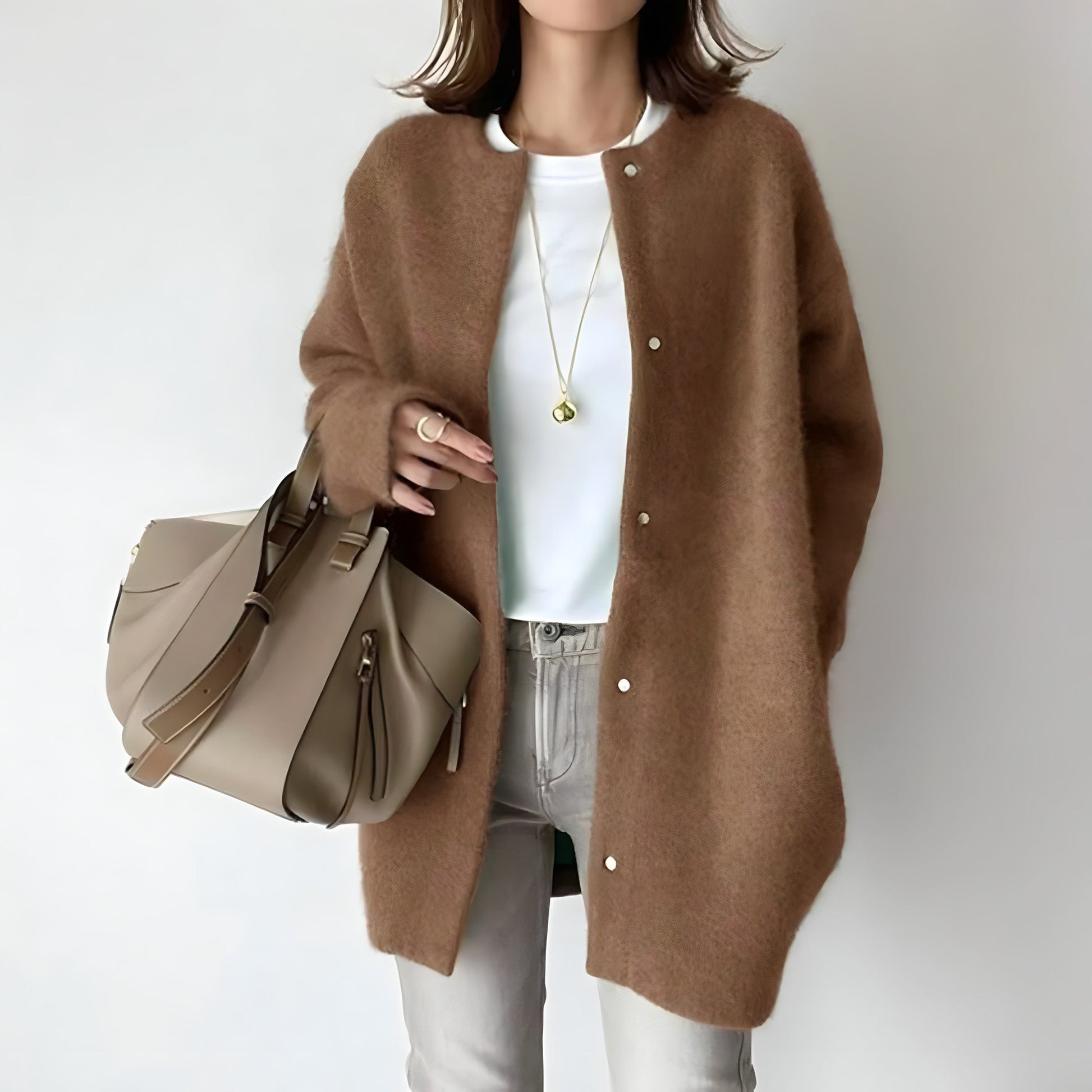 Dames Vest met Knoopsluiting aan de Voorkant