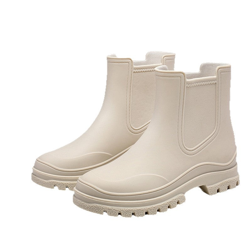<font dir="auto" style="vertical-align: inherit;"><font dir="auto" style="vertical-align: inherit;">Japanese-Style Women's Short Rain Boots New Fashion Outdoor Waterproof Non-Slip Rubber Shoes Stylish Women's Water Shoes</font></font>