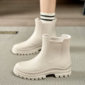 <font dir="auto" style="vertical-align: inherit;"><font dir="auto" style="vertical-align: inherit;">Japanese-Style Women's Short Rain Boots New Fashion Outdoor Waterproof Non-Slip Rubber Shoes Stylish Women's Water Shoes</font></font>