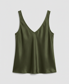 Wistra Satin V-Neck Camisole Top – Vest Top Women Sleeveless Formal Evening Ladies Elegant Camisole