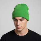 Ribbeth Ribbed Knit Beanie – Women Winter Slouchy Beanie Hat Chunky Knit Warm Accessories