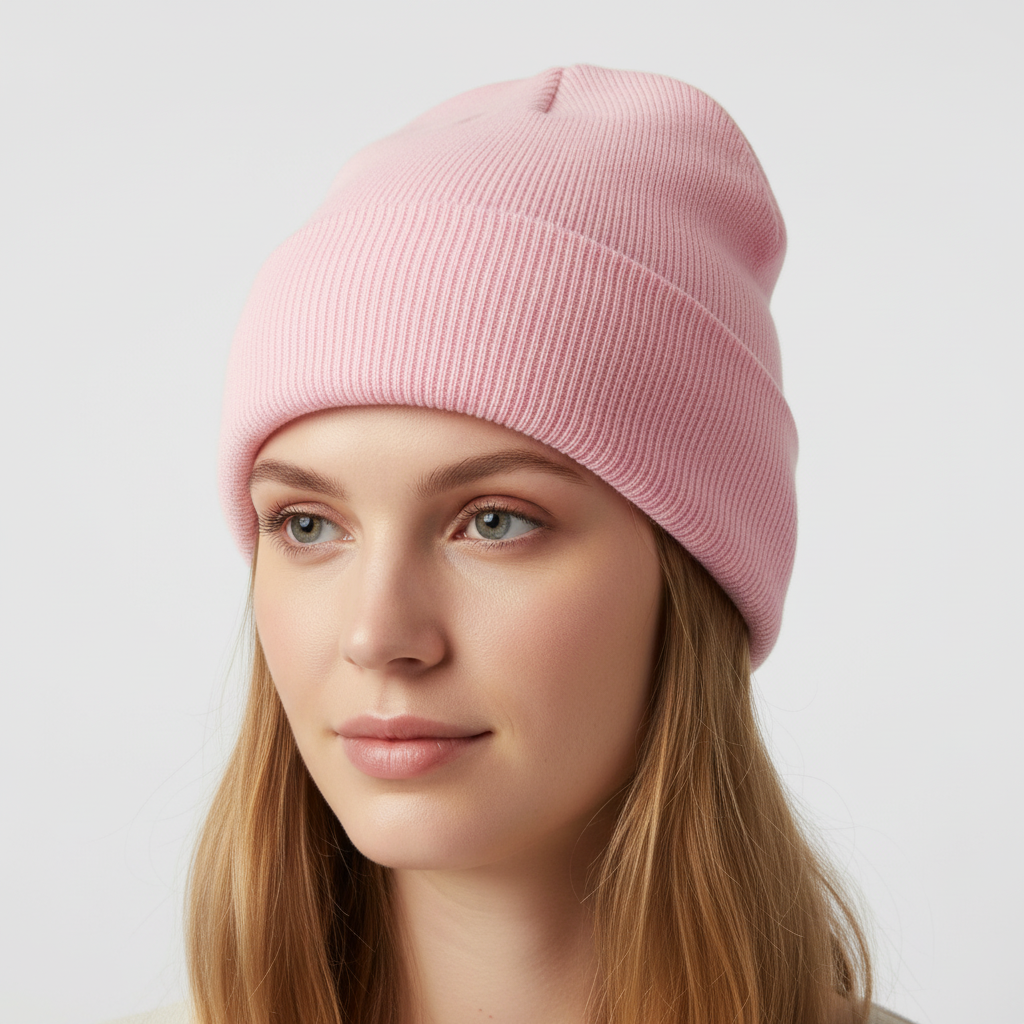 Ribbeth Ribbed Knit Beanie – Women Winter Slouchy Beanie Hat Chunky Knit Warm Accessories
