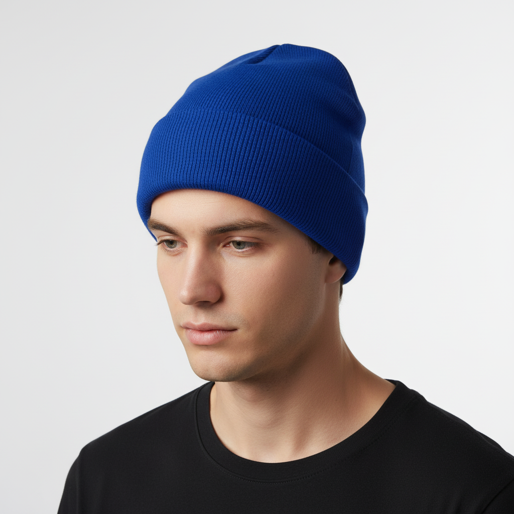 Ribbeth Ribbed Knit Beanie – Women Winter Slouchy Beanie Hat Chunky Knit Warm Accessories
