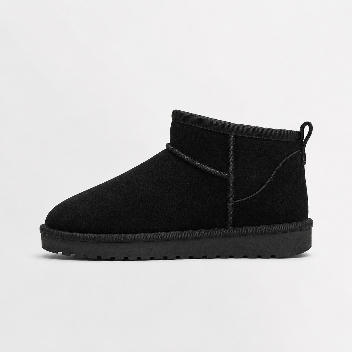 Bandwyre Faux Fur Ankle Snow Boots – Women Winter Warm Slip-On Casual Flat Comfy Ankle Boots
