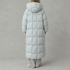 Chanquil Hooded Longline Puffer Coat – Women Oversized Padded Winter Warm Casual Puffer Coat