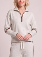 Ribwick Half-Zip Knit Tracksuit Co-Ord Set – Women Loungewear Casual Two Piece Knitted Jogger Tracksuit