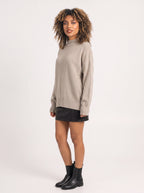 Costaro Oversized Turtleneck Jumper – Chunky Knit Women Longline Relaxed Fit Sweater