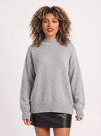 Costaro Oversized Turtleneck Jumper – Chunky Knit Women Longline Relaxed Fit Sweater