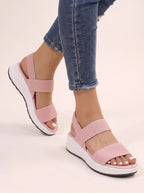 Stridix Double Strap Chunky Platform Sandals – Women Sport Comfort Walking Summer Casual Trainer Flatform Sandals
