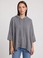 Palefen Ribbed Knit Oversized Hoodie – Women Oversized Hooded Jumper Pullover Blue Casual Relaxed Lounge Top
