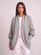 Drapesca Batwing Knit Cardigan – Chunky Oversized Women Sweater Fall Longline Casual Knit Cardigan
