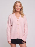 Hartonne Oversized Ribbed Cardigan – Soft Knit Women Casual Autumn Fall Loungewear V-Neck Cardigan