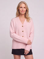 Hartonne Oversized Ribbed Cardigan – Soft Knit Women Casual Autumn Fall Loungewear V-Neck Cardigan