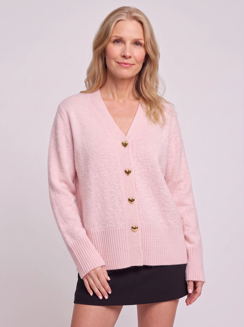 Hartonne Oversized Ribbed Cardigan – Soft Knit Women Casual Autumn Fall Loungewear V-Neck Cardigan