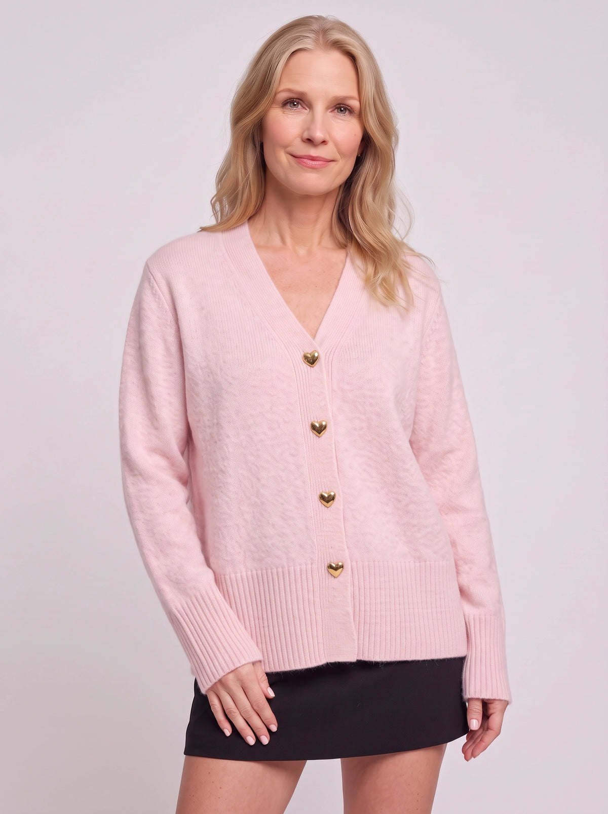 Hartonne Oversized Ribbed Cardigan – Soft Knit Women Casual Autumn Fall Loungewear V-Neck Cardigan