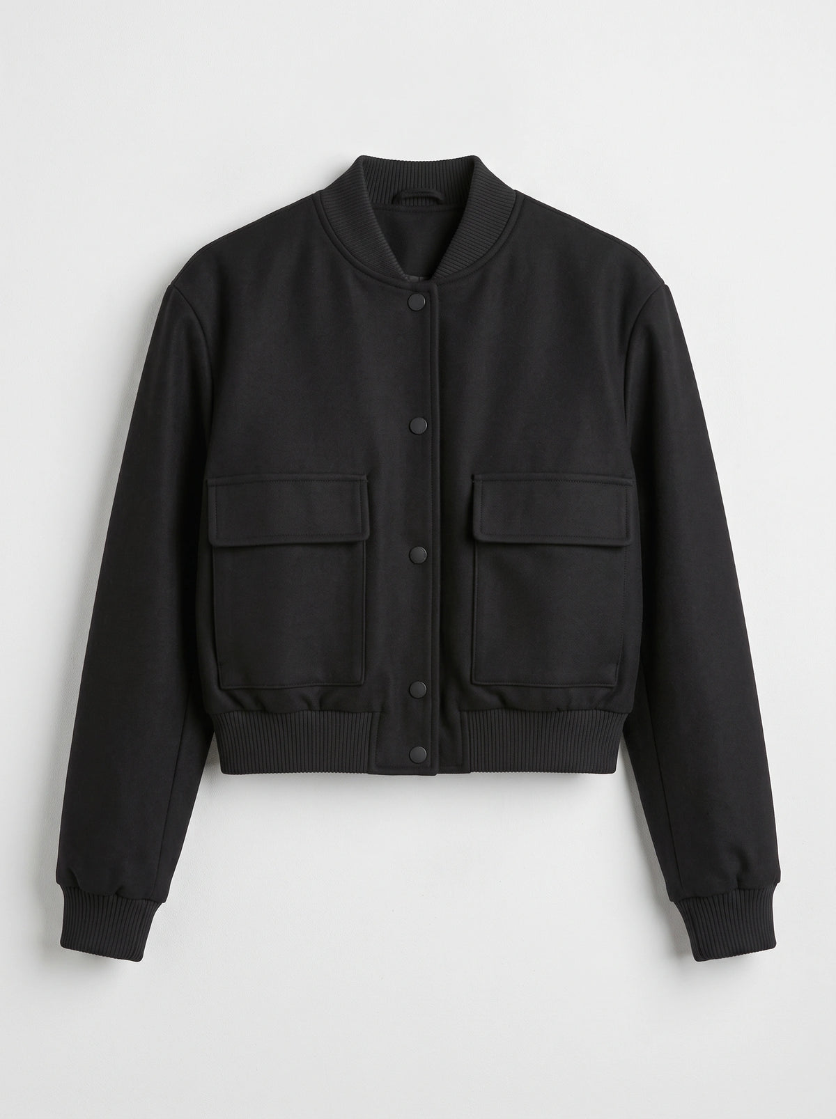 Patchyne Cargo Pocket Bomber Jacket – Women Bomber Jacket Casual Streetwear Autumn Outerwear Ribbed Cuff Jacket