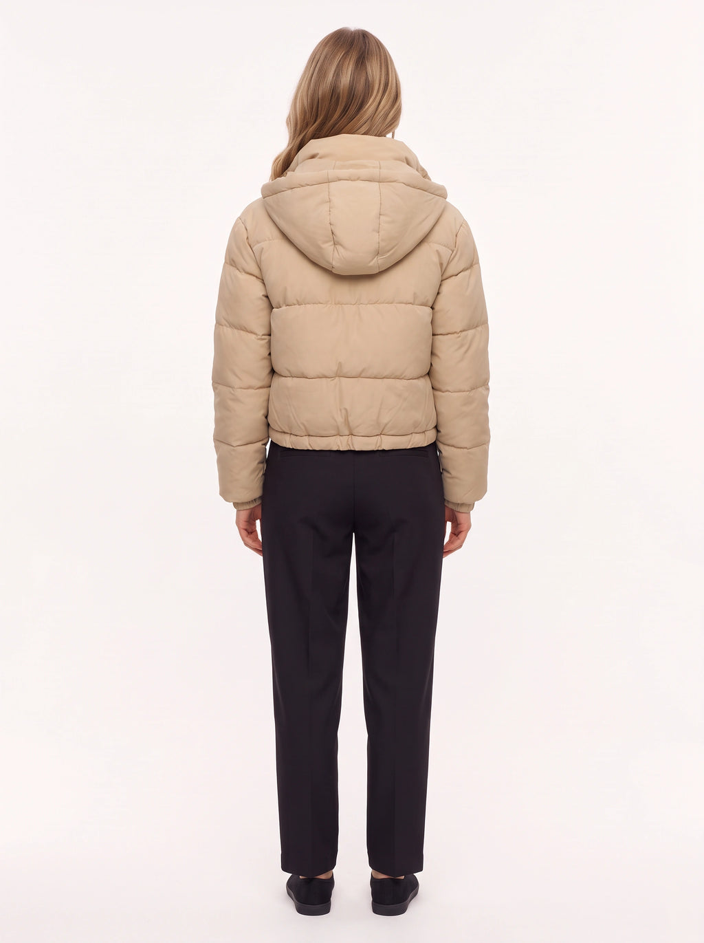 Chanquit Drawstring Waist Puffer Jacket – Oversized Cropped Women Quilted Winter Coat Autumn Streetwear