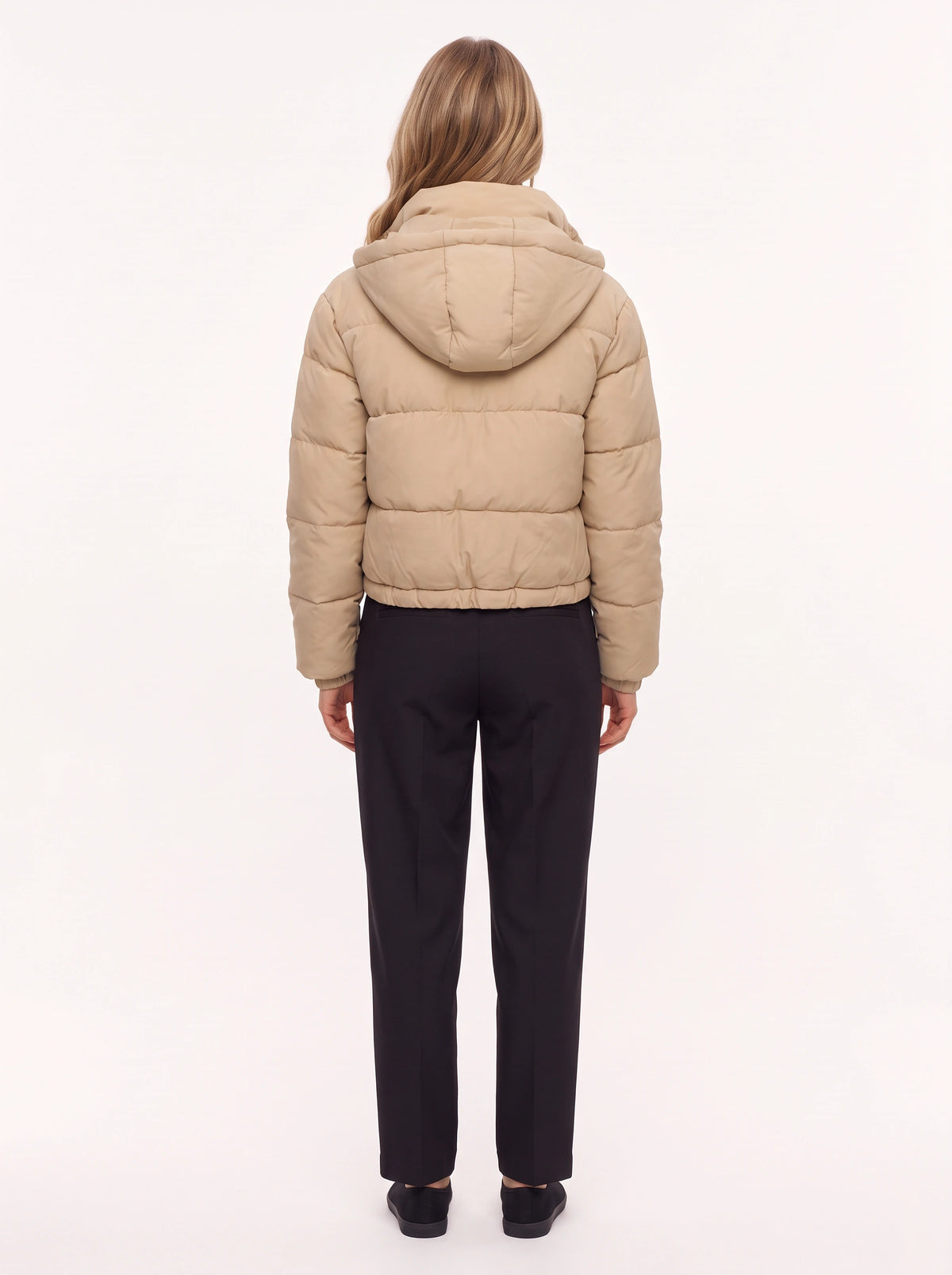Chanquit Drawstring Waist Puffer Jacket – Oversized Cropped Women Quilted Winter Coat Autumn Streetwear