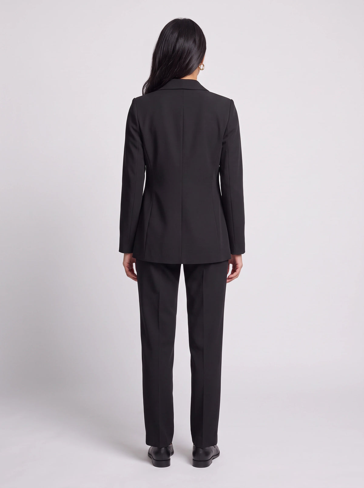 Peknotch Tailored Shawl Collar Blazer – Women Workwear Office Formal Single Button Longline Blazer