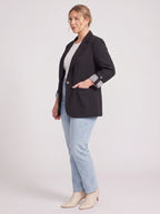Stryffen Oversized Longline Blazer – Oversized Blazer Women Office Workwear Tailored Casual Longline Blazer