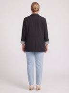 Stryffen Oversized Longline Blazer – Oversized Blazer Women Office Workwear Tailored Casual Longline Blazer