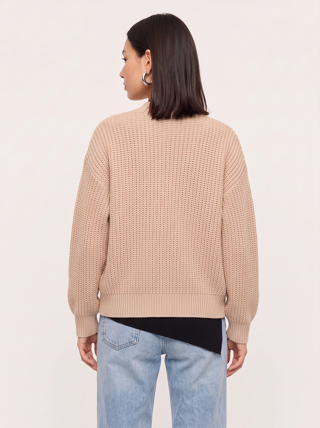 Wafgrid Chunky Knit Button Cardigan – Waffle Knit Cardigan Women Autumn Winter Oversized Knitwear
