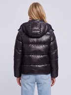 Bafflor Hooded Puffer Jacket – Quilted Padded Women Windproof Winter Warm Coat