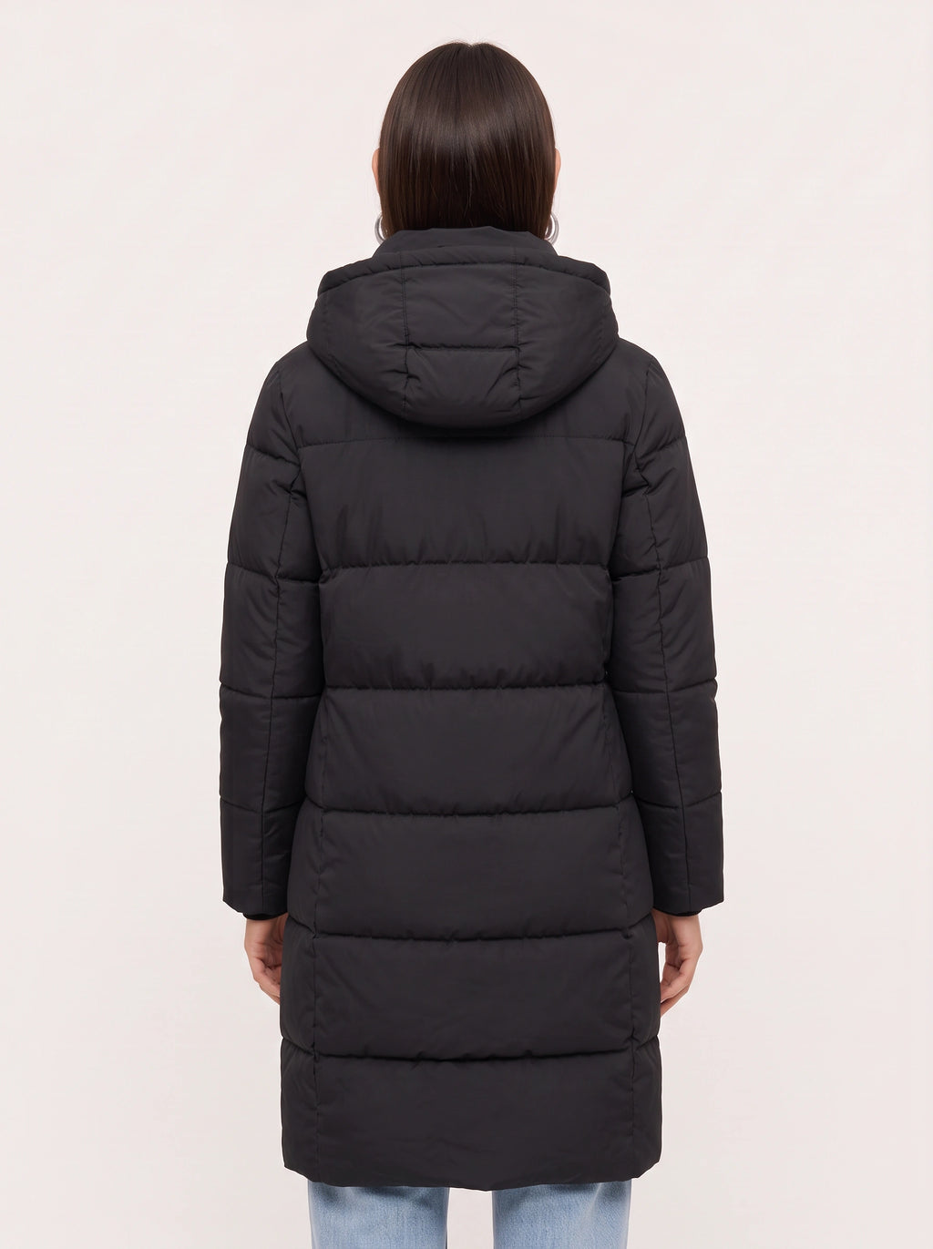 Chafflen Quilted Hooded Puffer Coat – Padded Womens Winter Jacket Casual Streetwear Outerwear