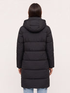 Chafflen Quilted Hooded Puffer Coat – Padded Womens Winter Jacket Casual Streetwear Outerwear