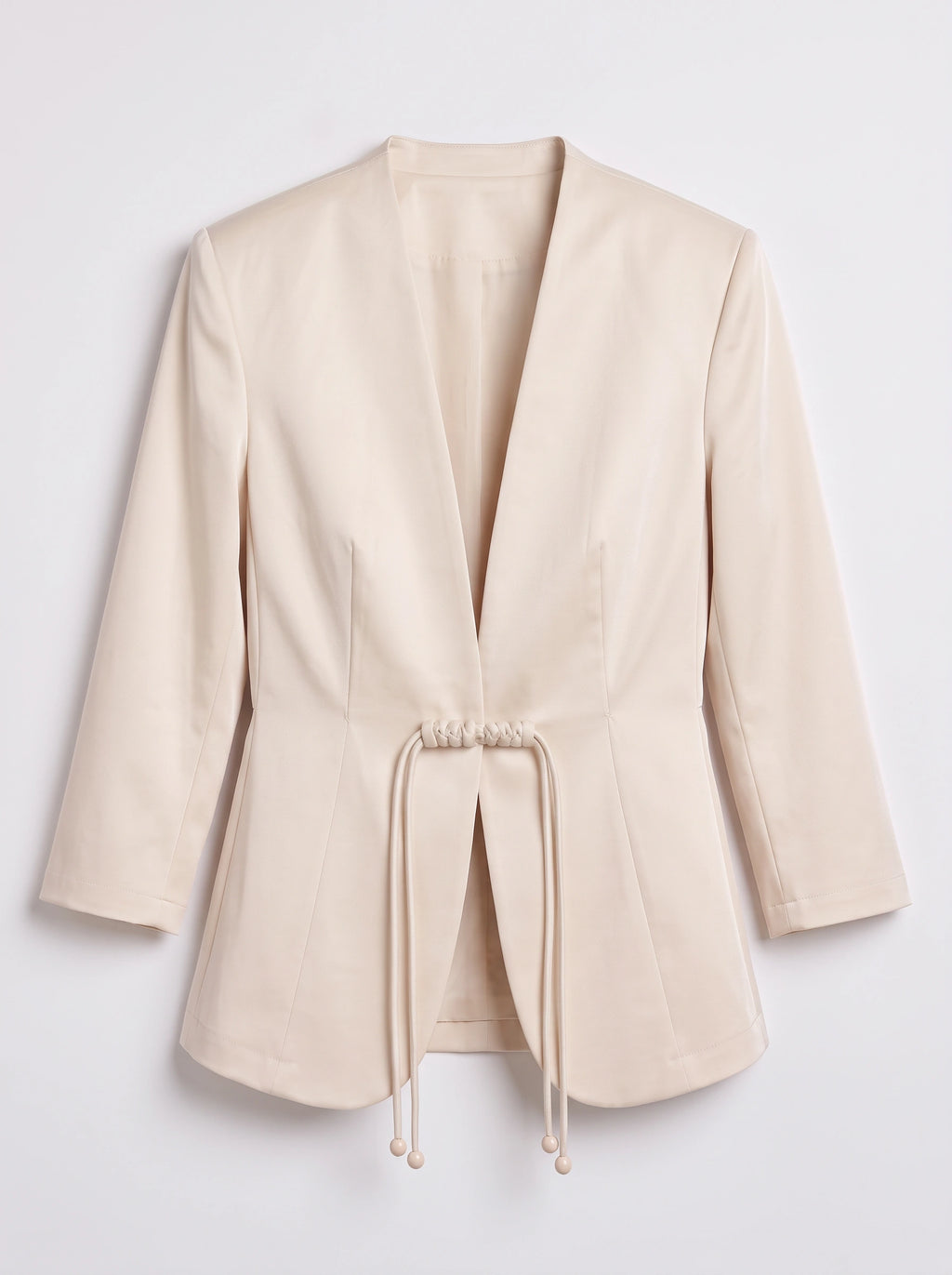 Drawcine Cropped Longline Blazer – Women Smart Casual Office Tailored Workwear Fall Blazer Jacket