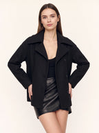 Nolapa Oversized Longline Blazer – Women Oversized Blazer Casual Office Work Tailored Formal Jacket