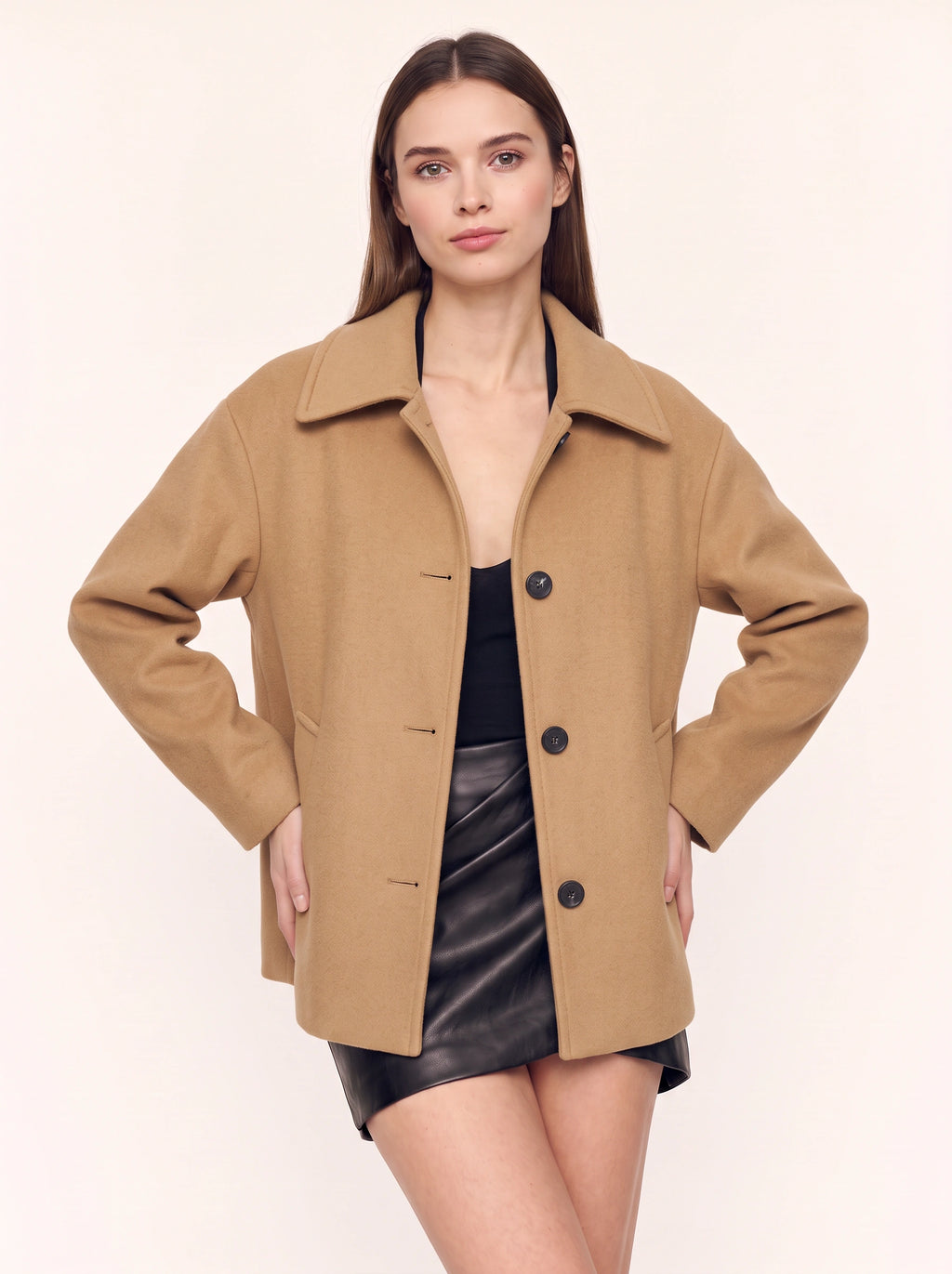 Nolapa Oversized Longline Blazer – Women Oversized Blazer Casual Office Work Tailored Formal Jacket
