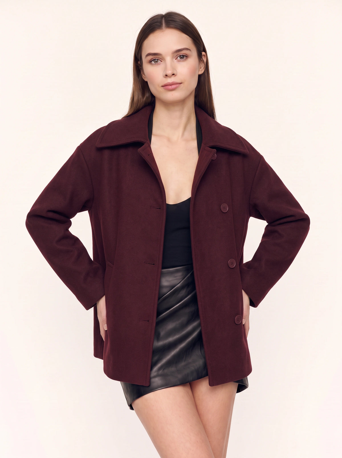 Nolapa Oversized Longline Blazer – Women Oversized Blazer Casual Office Work Tailored Formal Jacket