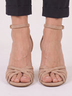 Twivenne Strappy Heeled Sandals – Women Ankle Strap High Heel Sandals Formal Evening Party Occasion Heels