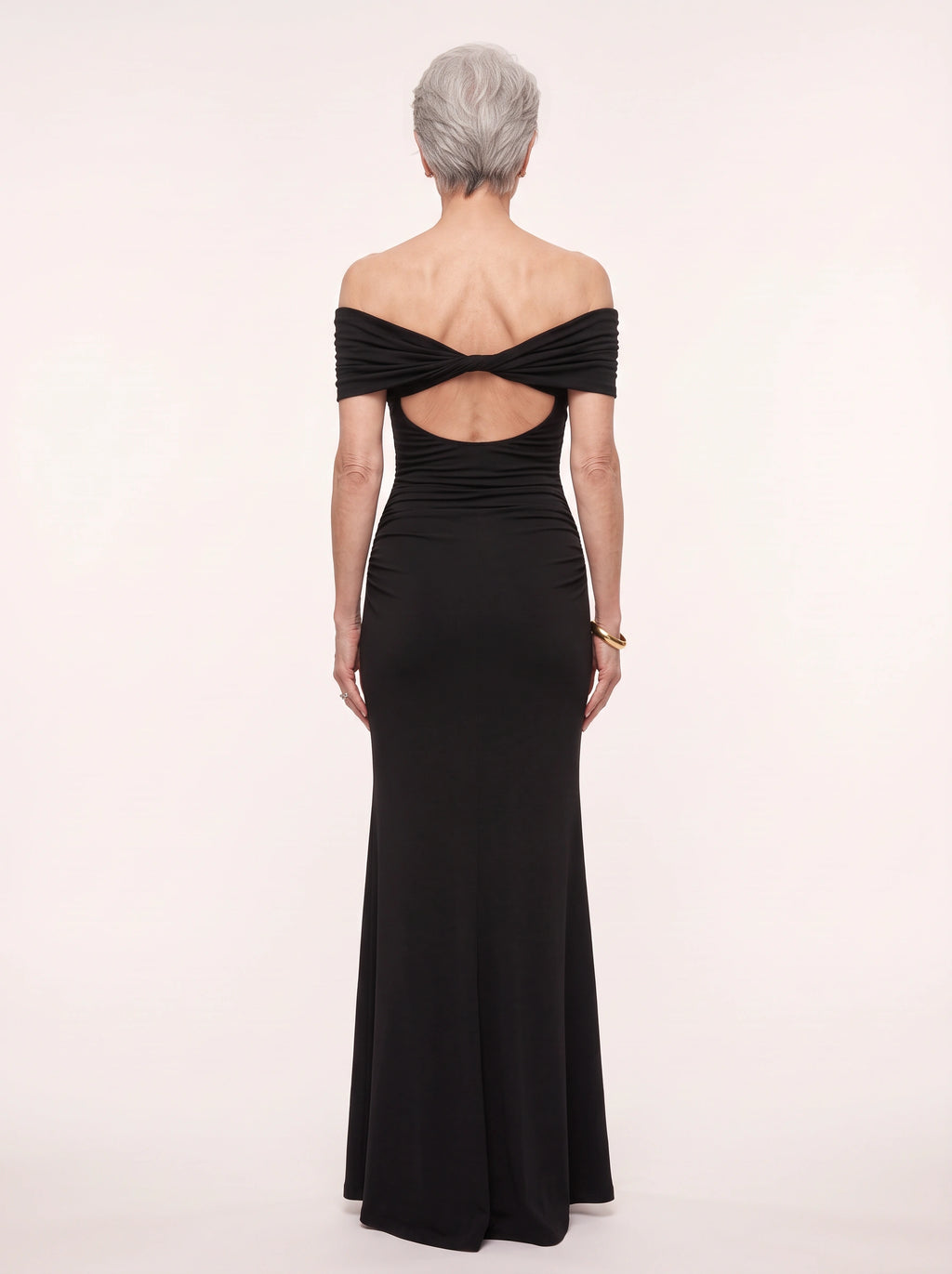 Bardisse Off-Shoulder Ruched Maxi Dress – Evening Dresses Women Formal Party Elegant Occasion Maxi Dress