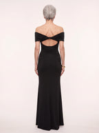 Bardisse Off-Shoulder Ruched Maxi Dress – Evening Dresses Women Formal Party Elegant Occasion Maxi Dress