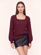 Cabwis Cable Knit Jumper – Chunky Knit Sweater Women Autumn Winter Casual Knitwear Pullover Jumper
