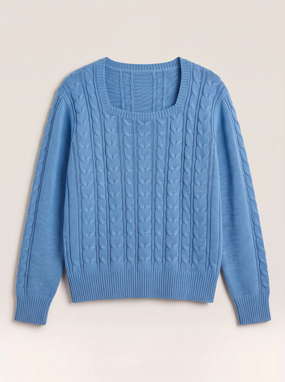 Cabwis Cable Knit Jumper – Chunky Knit Sweater Women Autumn Winter Casual Knitwear Pullover Jumper
